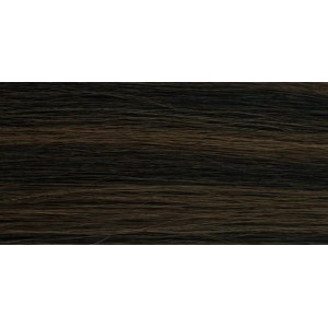 Aqua Clip-in Hair Extensions: Straight, 20", Color #1B/4 Duo Tone